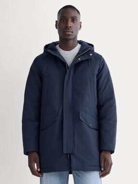 Everlane Renew Parka Navy Sm NWOT